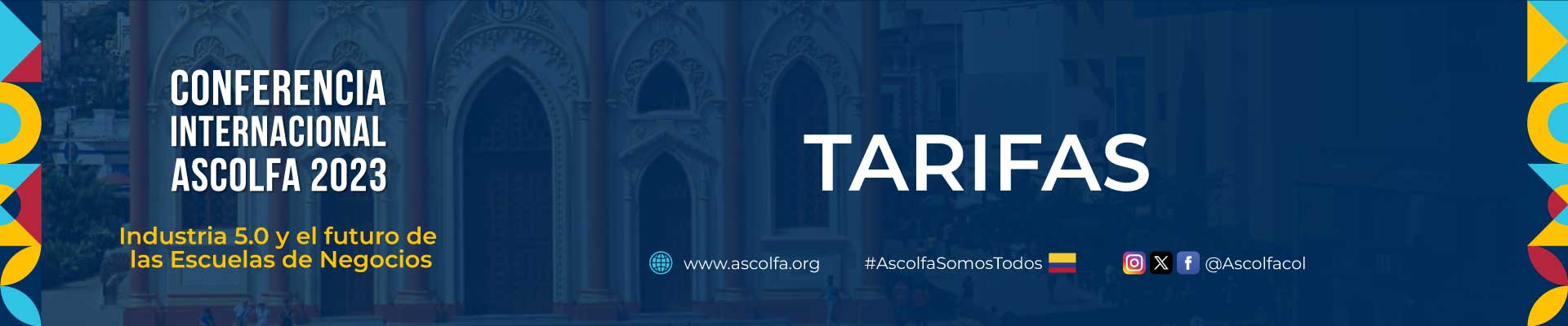 Banner Conferencia Internacional ASCOLFA 2023